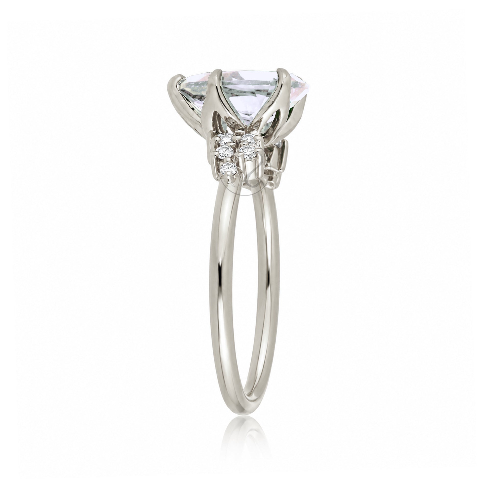 The Stella Pear Cut Diamond Ring (Lab-Grown)