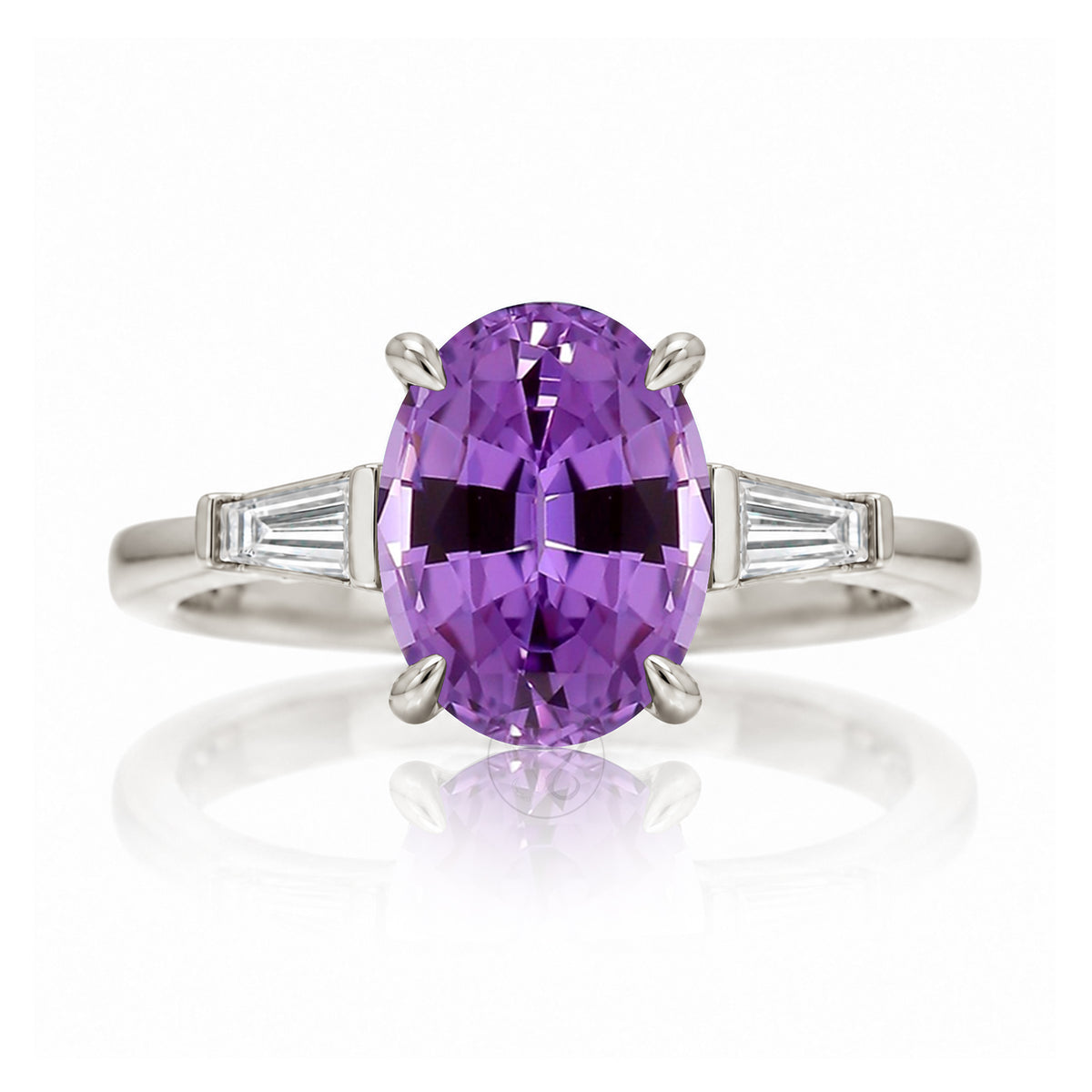 The Alice Oval Amethyst Ring