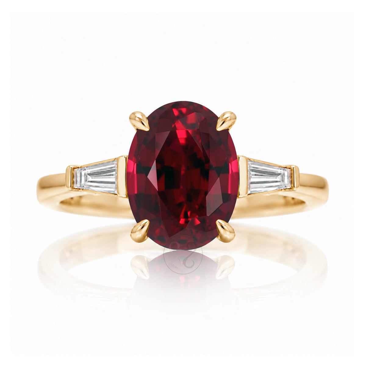 The Alice Oval Ruby Ring