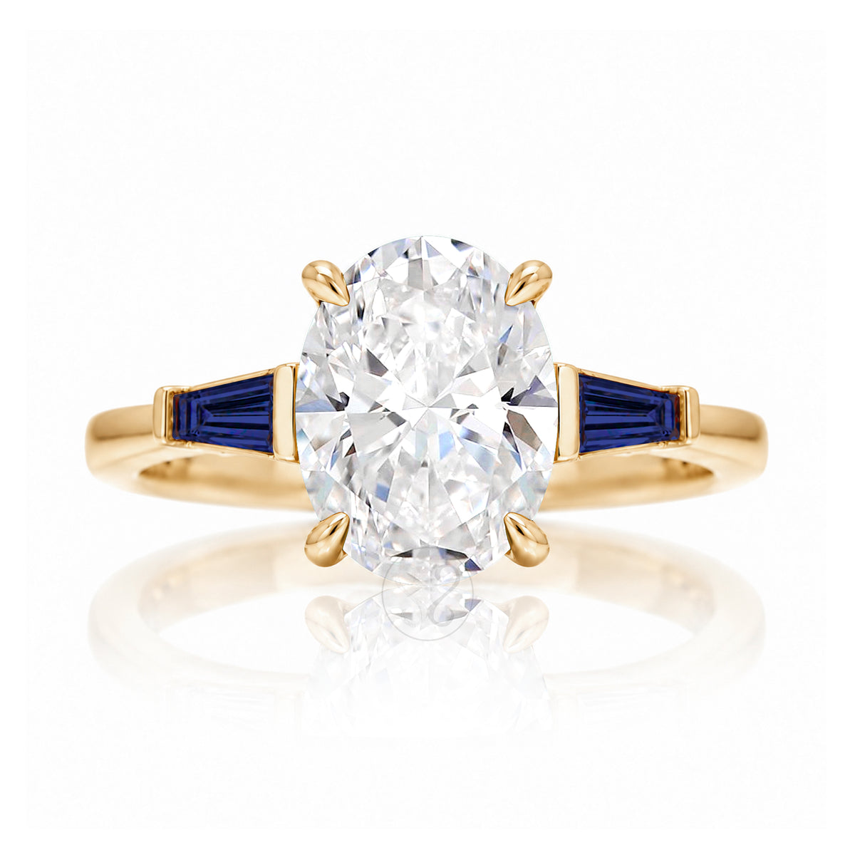 The Alice Oval Diamond Ring (Lab-Grown)