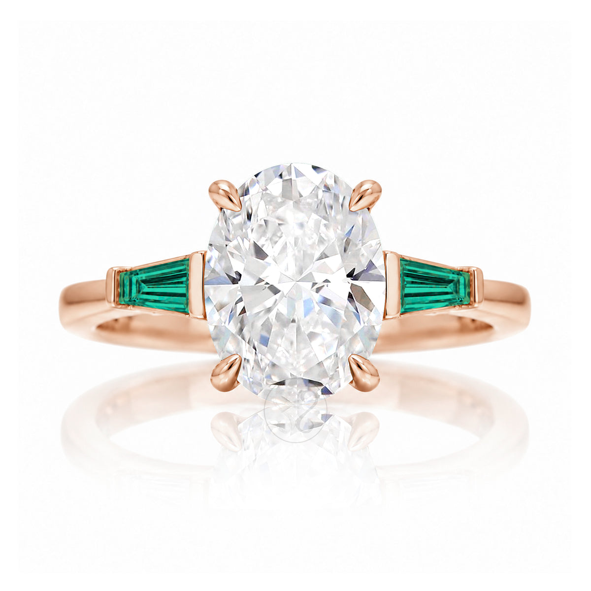 The Alice Oval Diamond Ring (Lab-Grown)