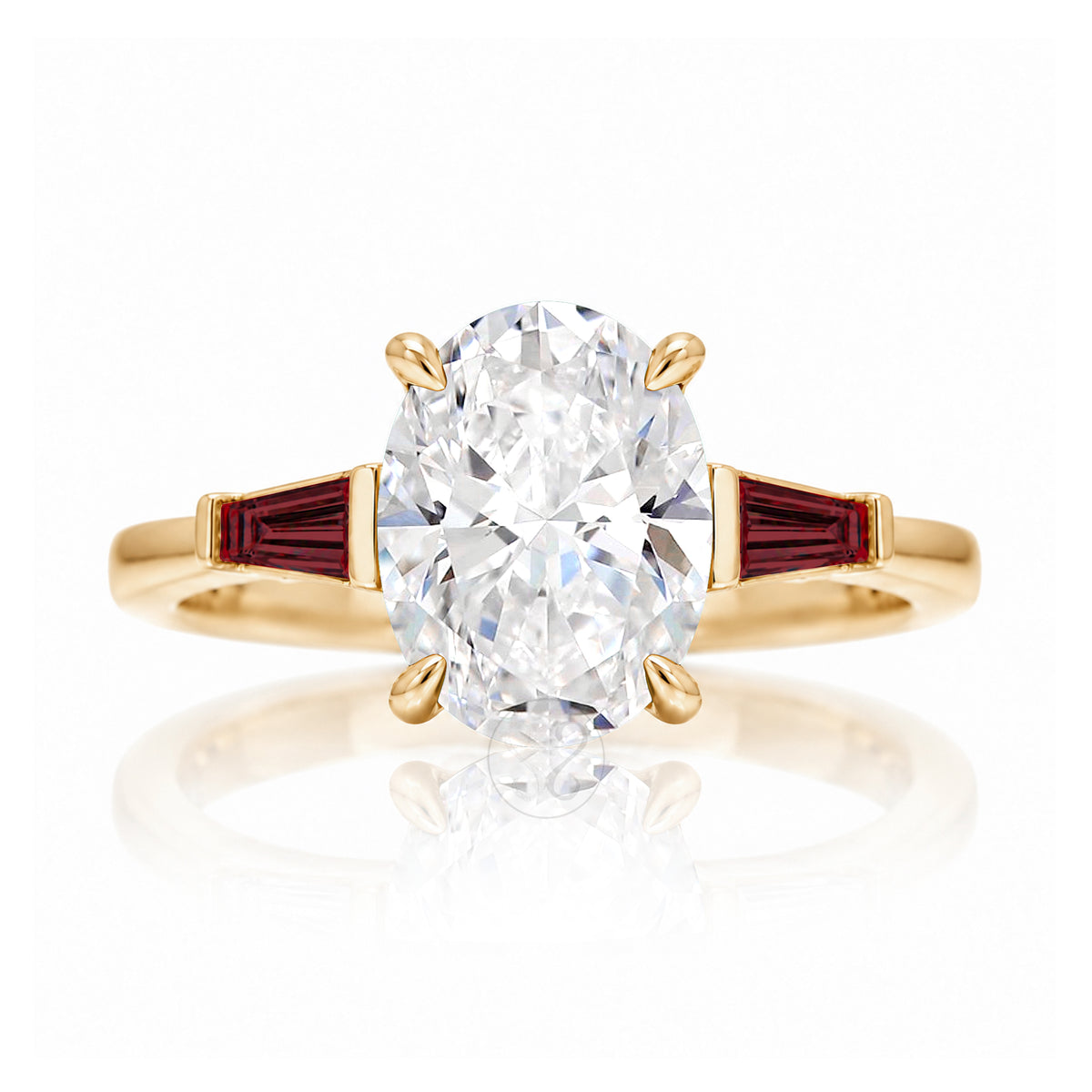 The Alice Oval Diamond Ring (Lab-Grown)