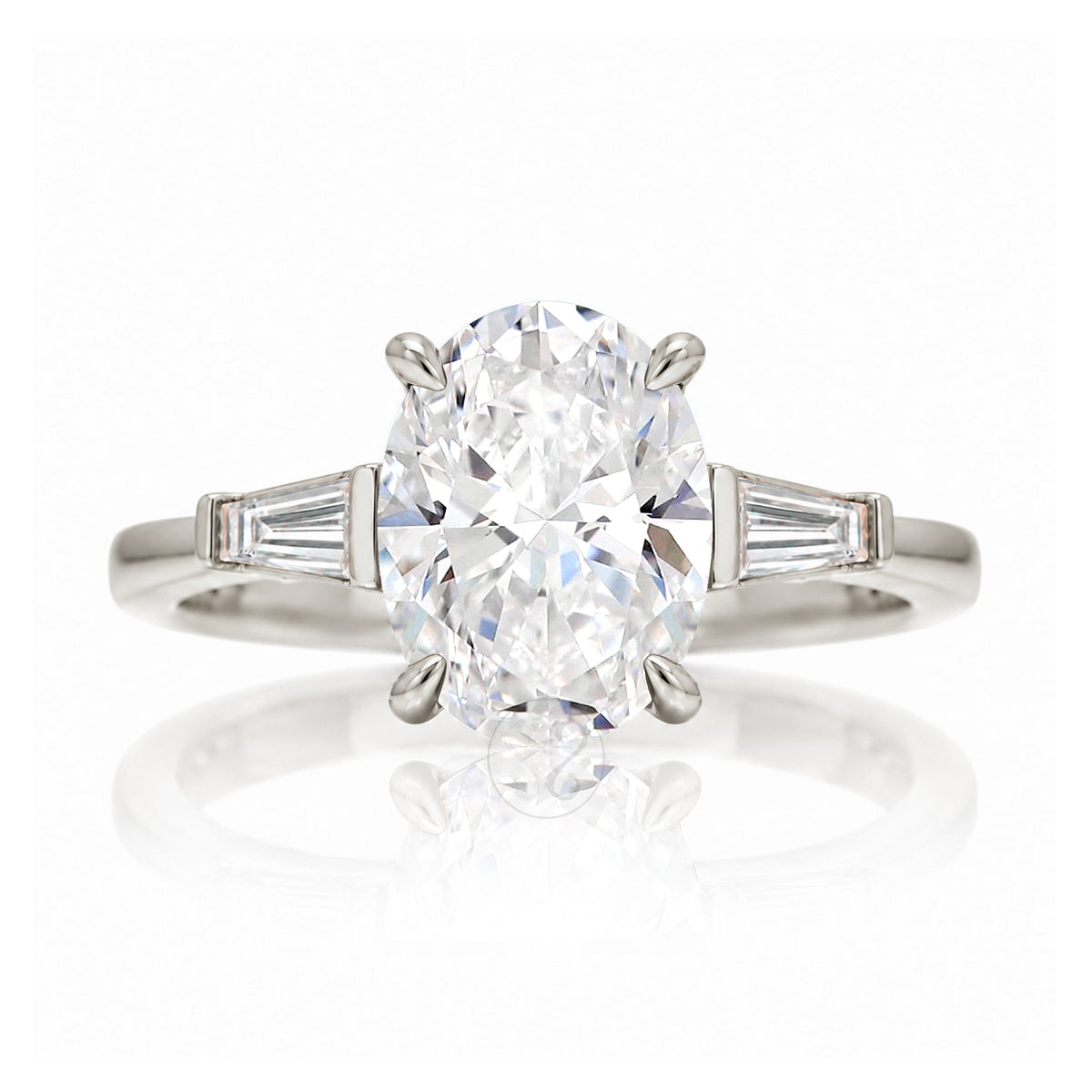 The Alice Oval Diamond Ring (Lab-Grown)