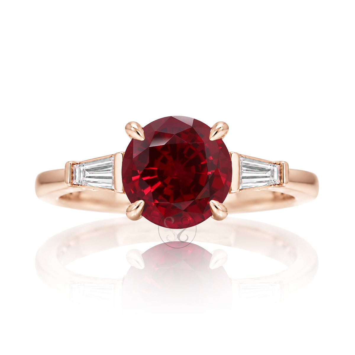 The Alice Round Ruby Ring