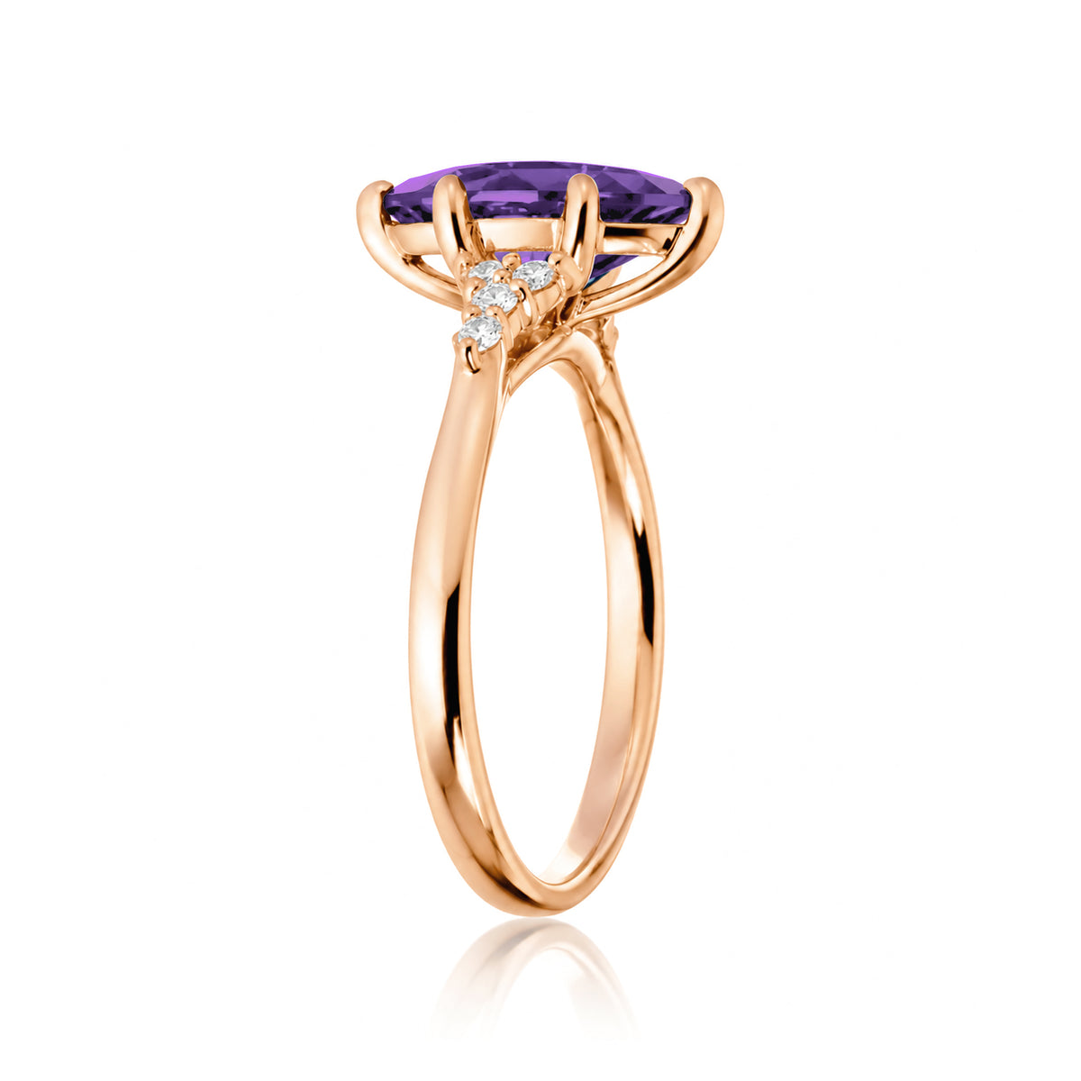 The Chloe Marquise Amethyst Ring