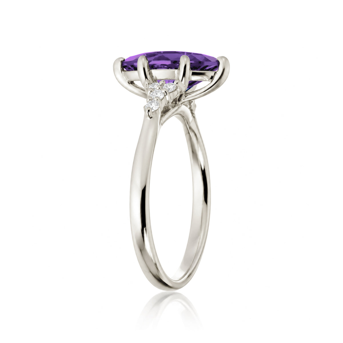 The Chloe Marquise Amethyst Ring