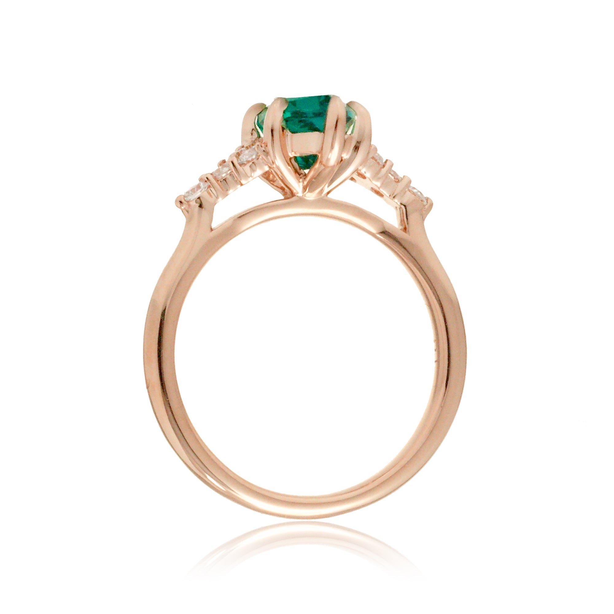 The Chloe Marquise Cut Emerald Ring