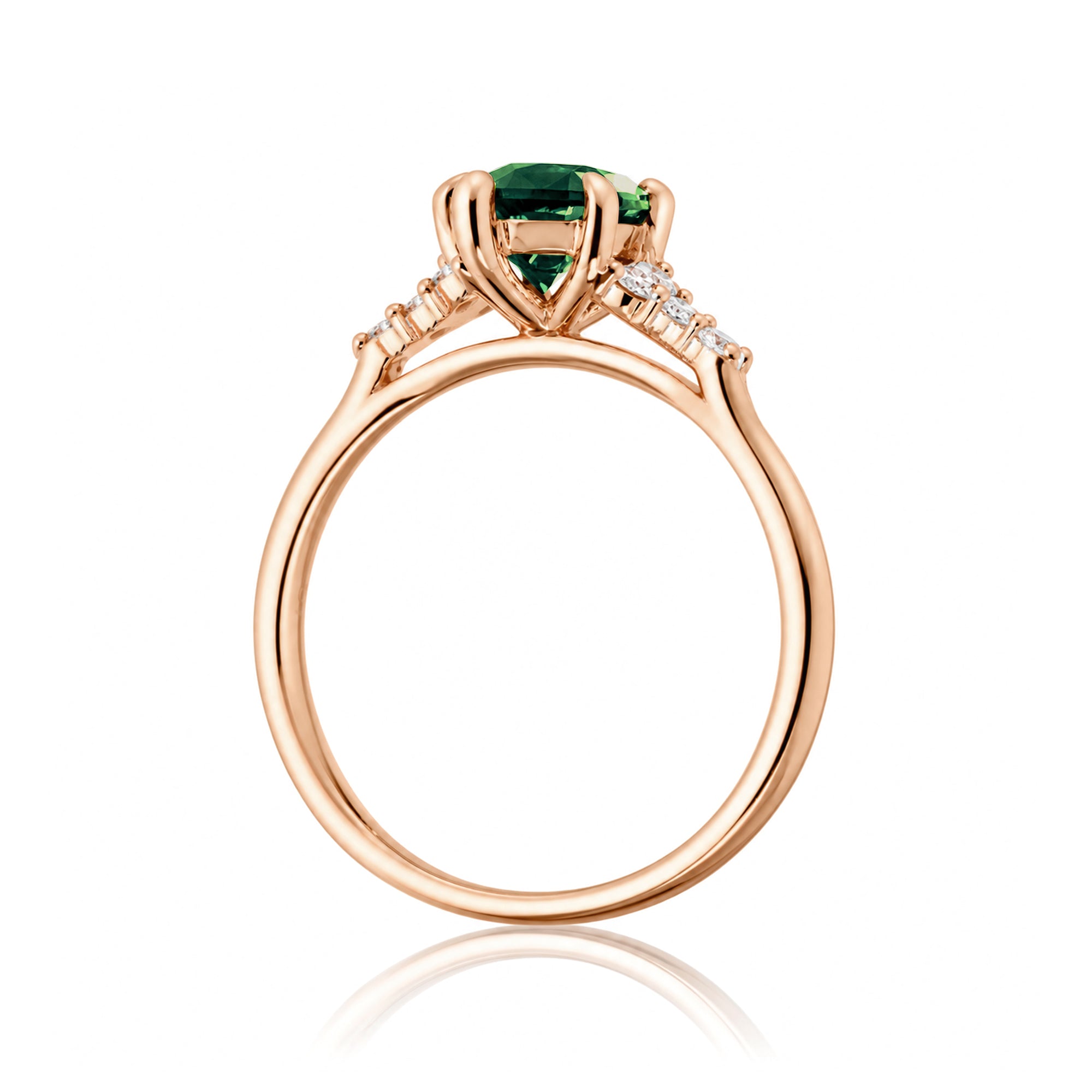 The Chloe Marquise Cut Emerald Ring