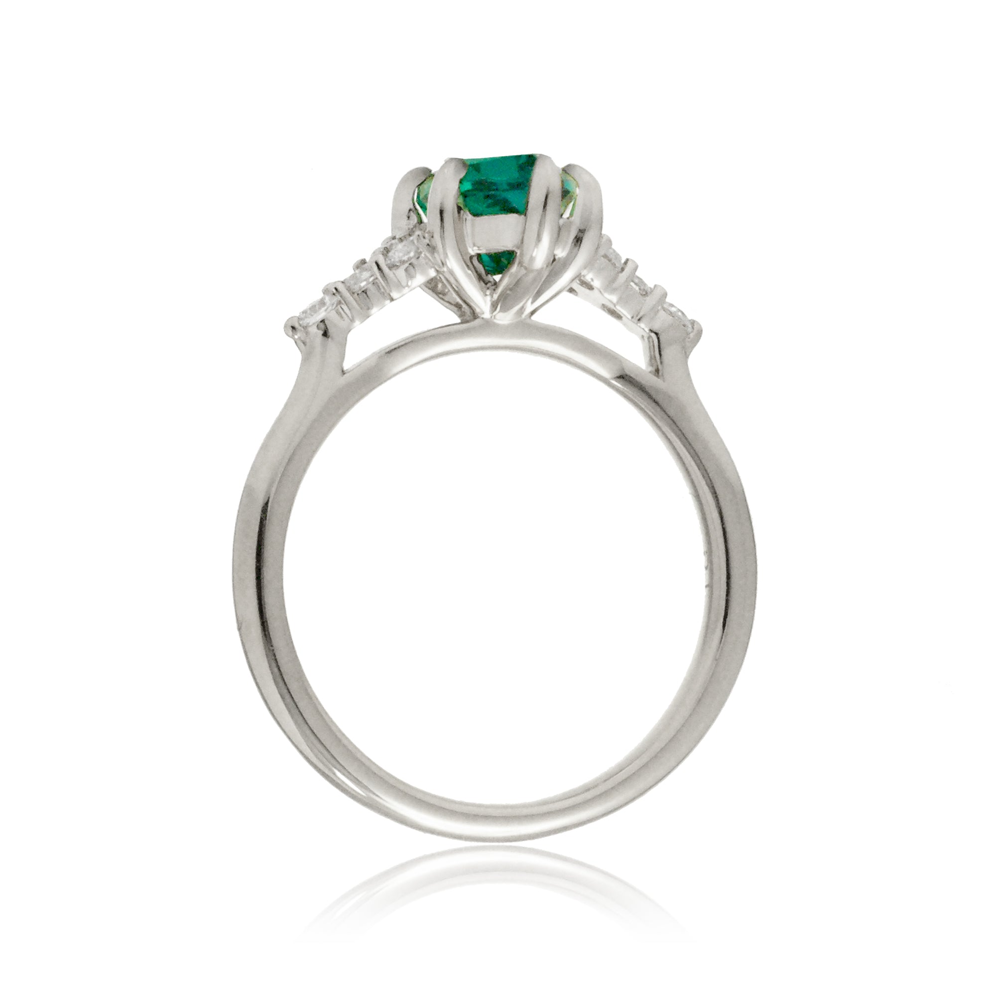 The Chloe Marquise Cut Emerald Ring