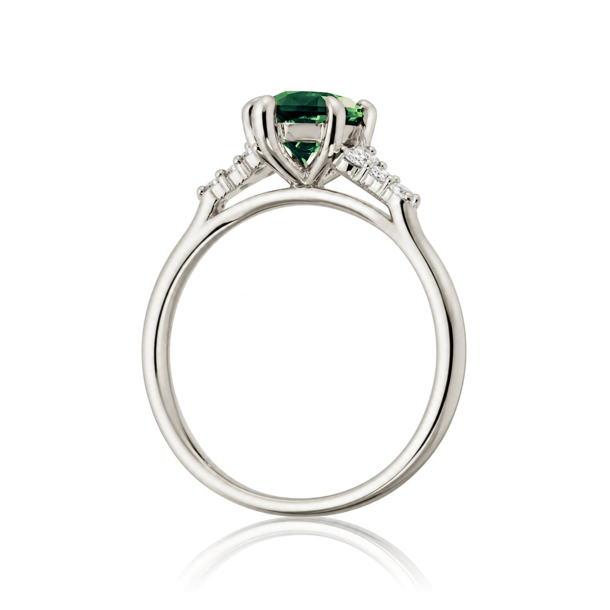 The Chloe Marquise Cut Emerald Ring