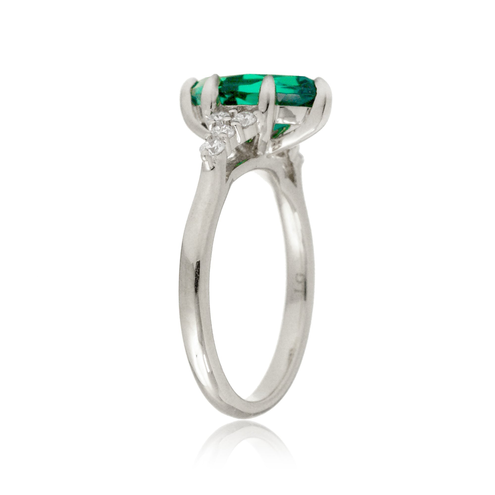 The Chloe Marquise Cut Emerald Ring