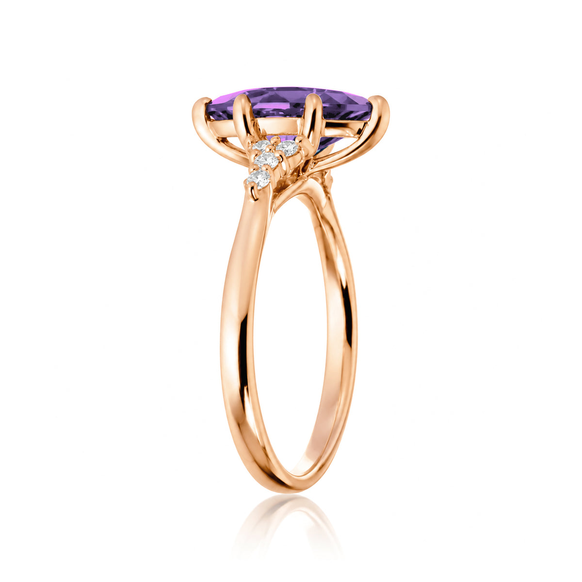 The Chloe Marquise Amethyst Ring