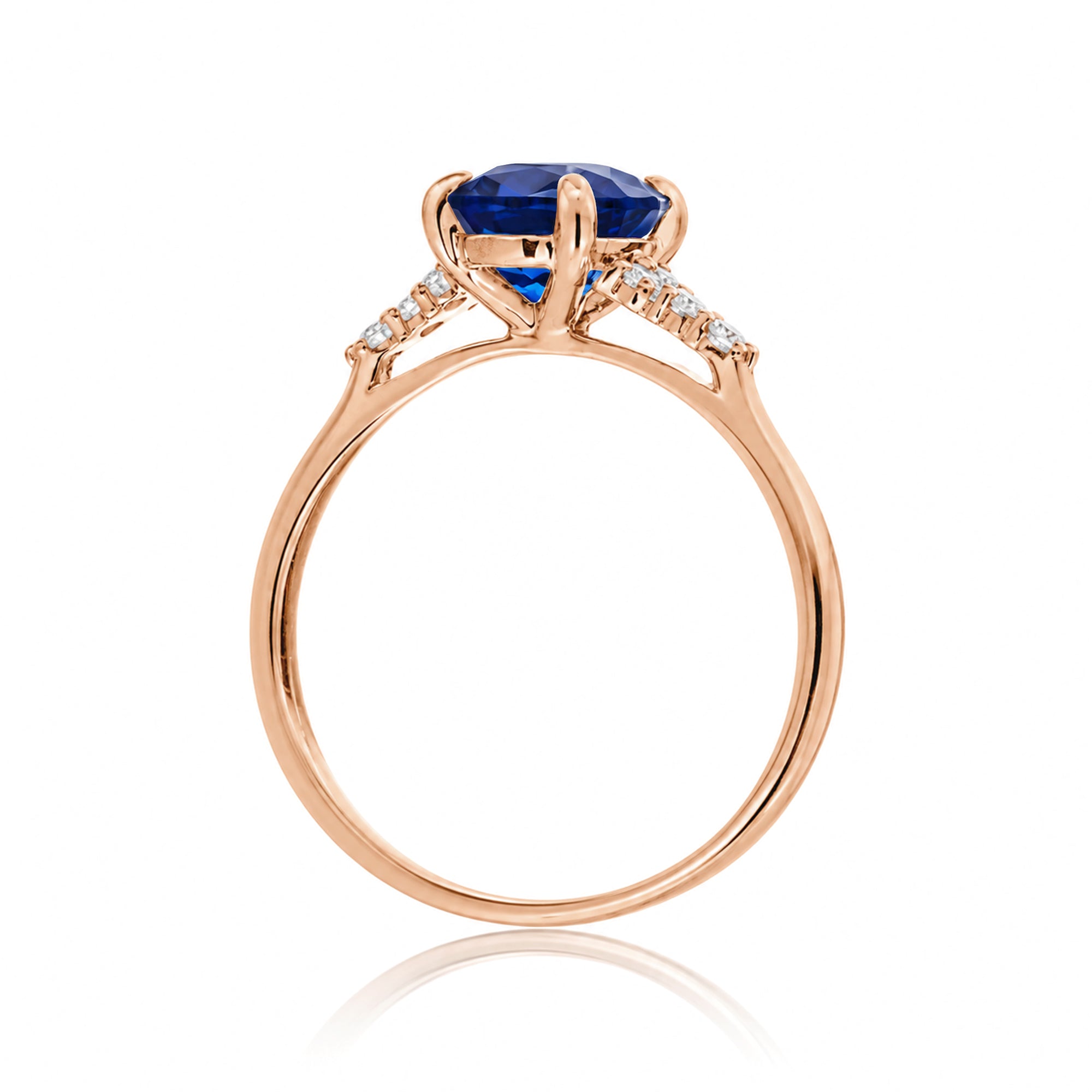 The Chloe Princess Cut Sapphire Ring