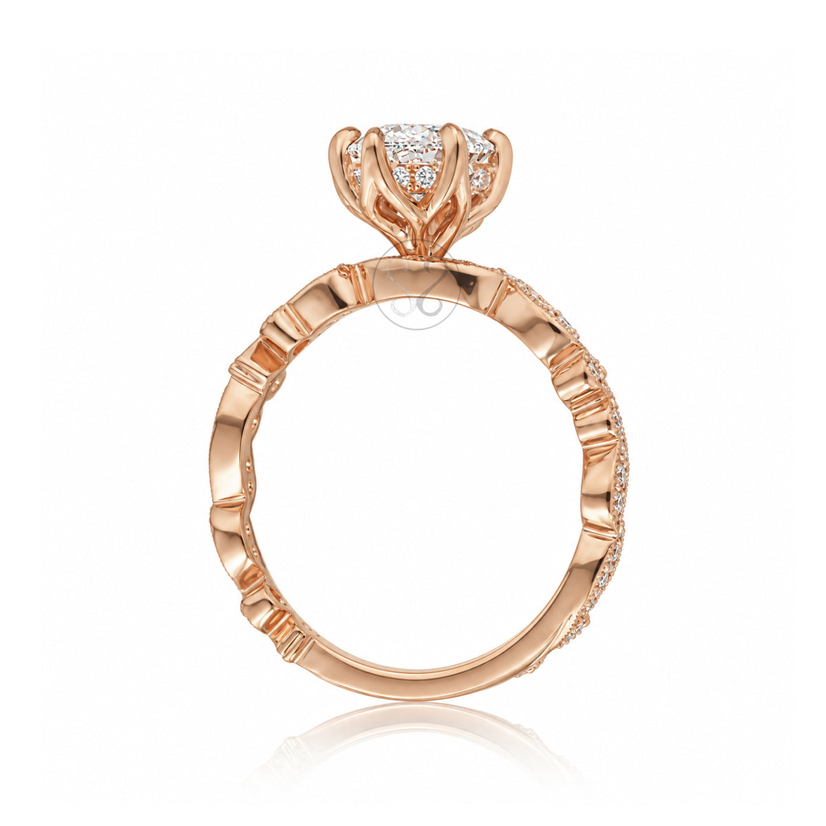 The Elara Marquise Moissanite Ring