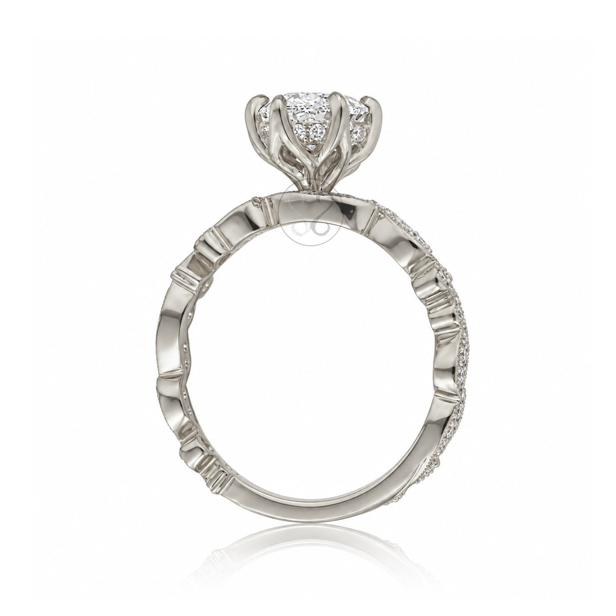The Elara Marquise Moissanite Ring