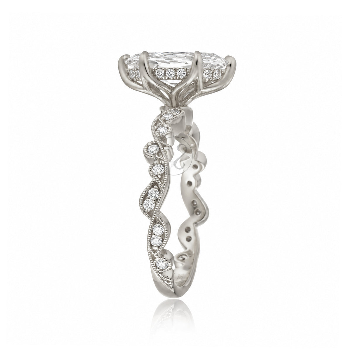 The Elara Marquise Moissanite Ring