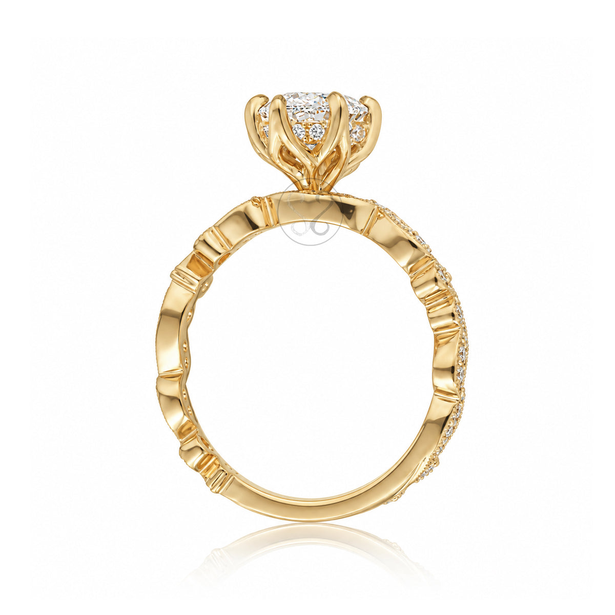 The Elara Marquise Moissanite Ring