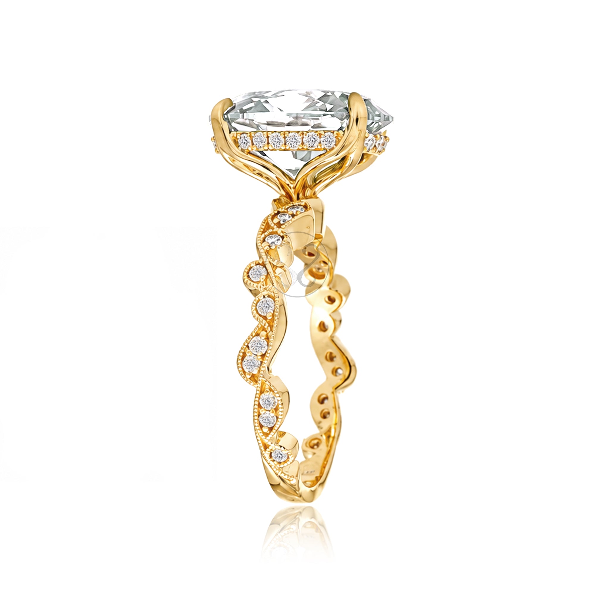 The Elara Oval Diamond Ring