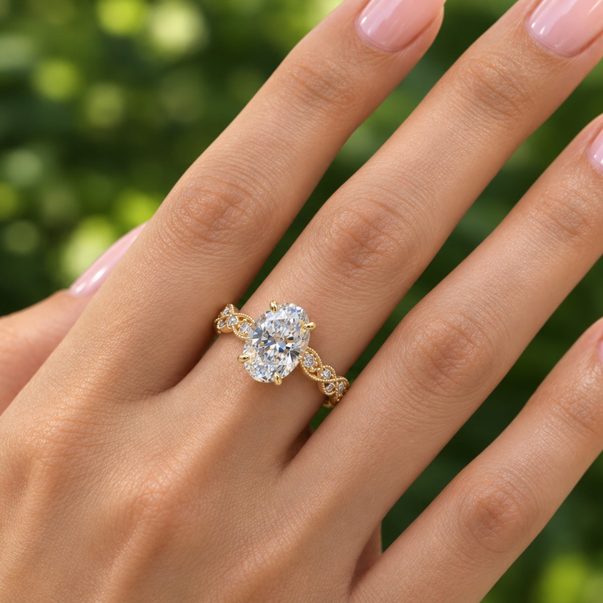 The Elara Oval Diamond Ring