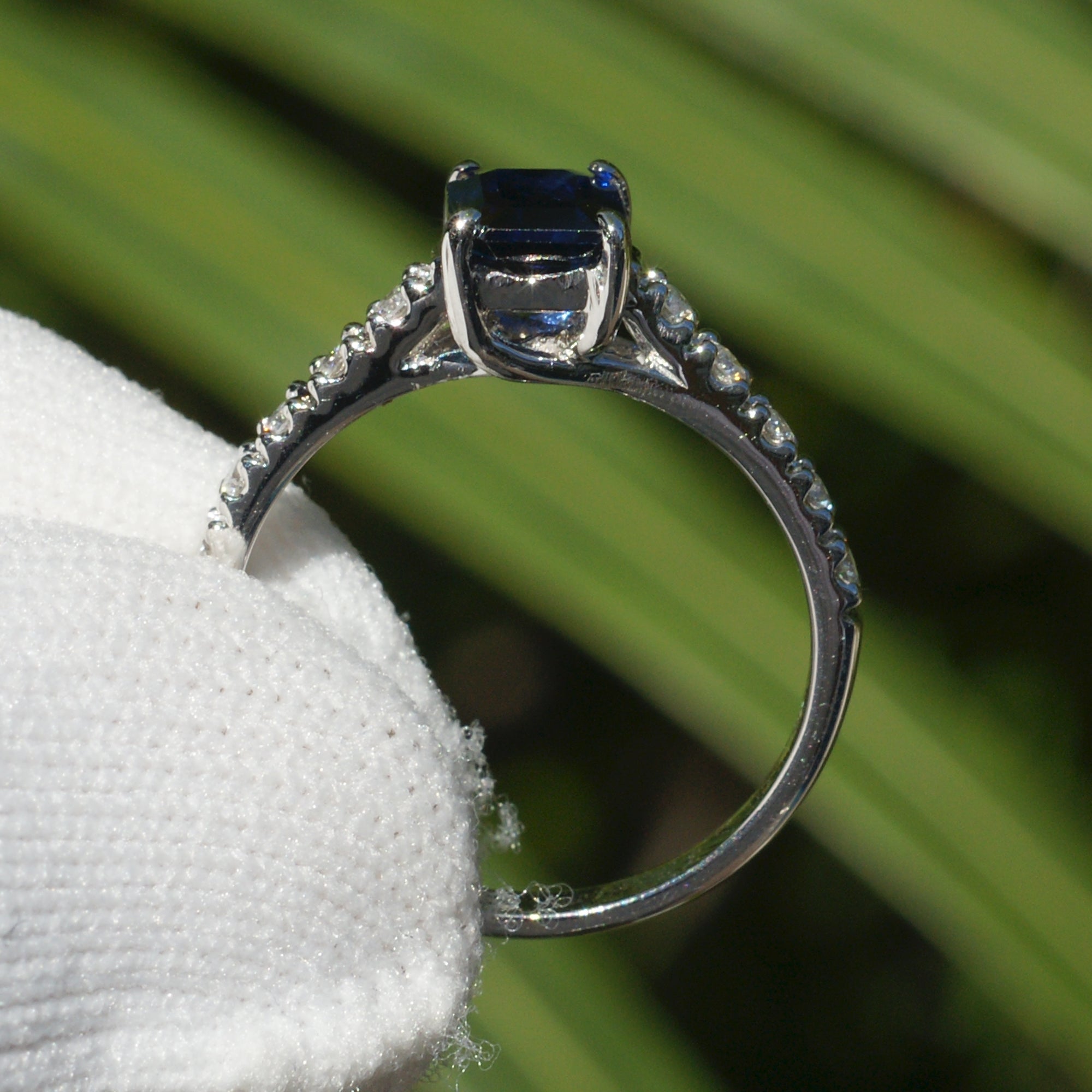 The Miley Oval Sapphire Ring