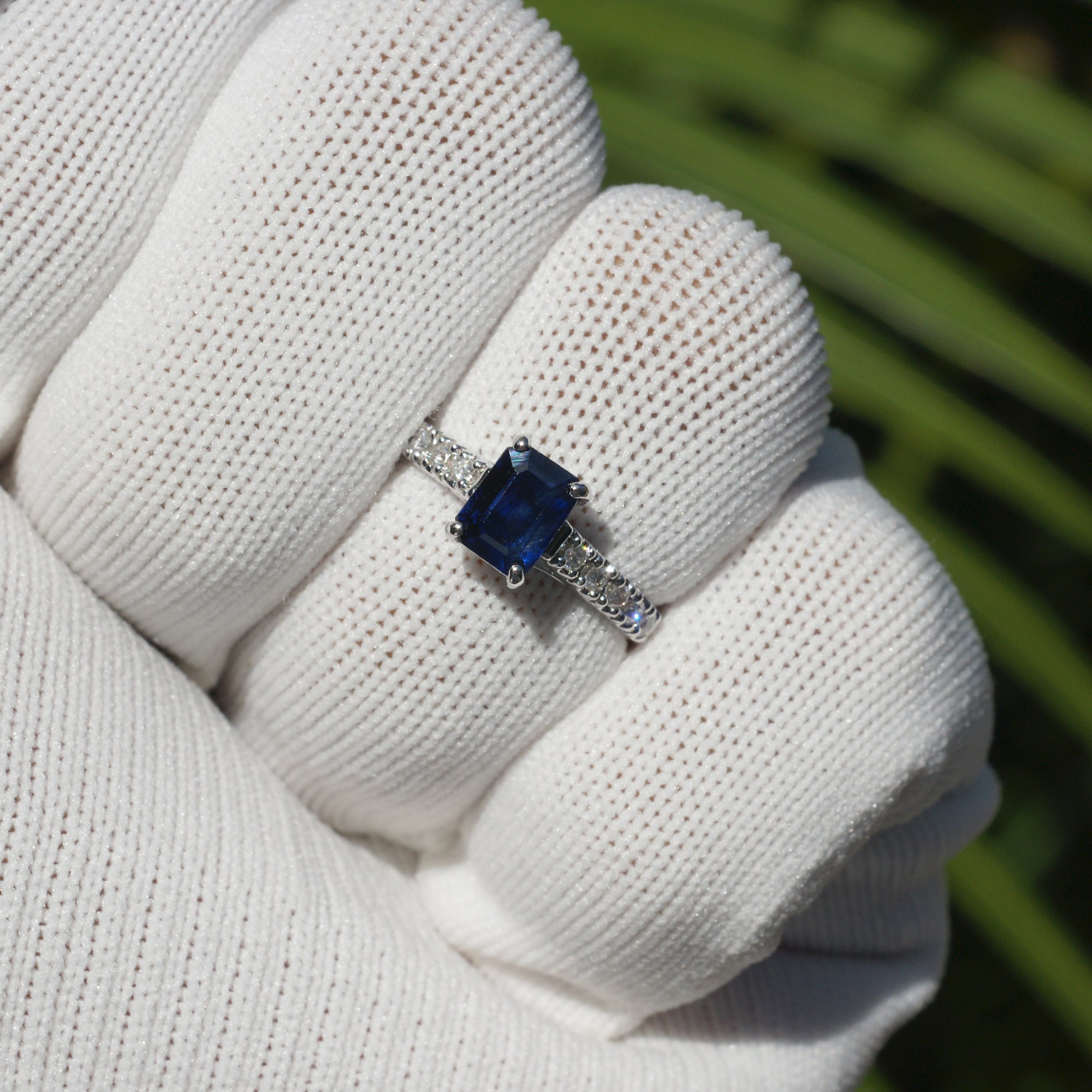 The Miley Oval Sapphire Ring