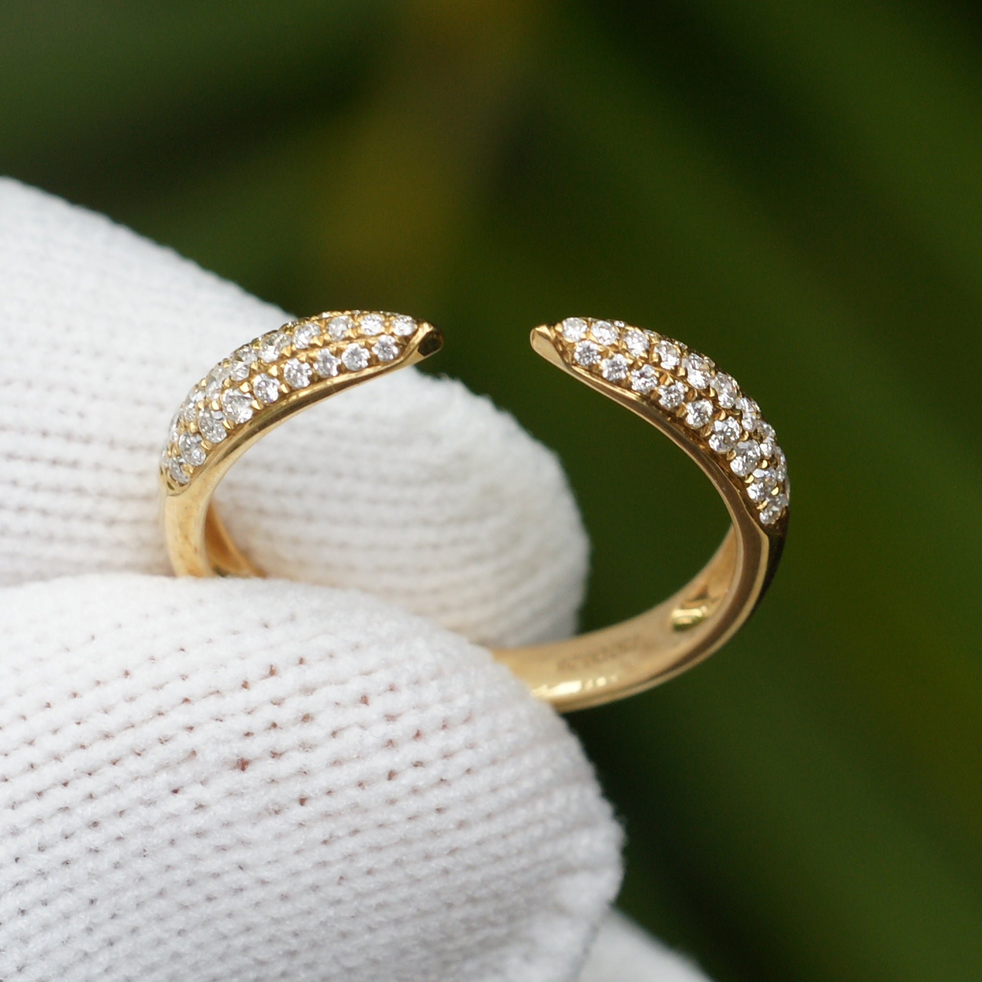 The Reiko Diamond Open Pave Band