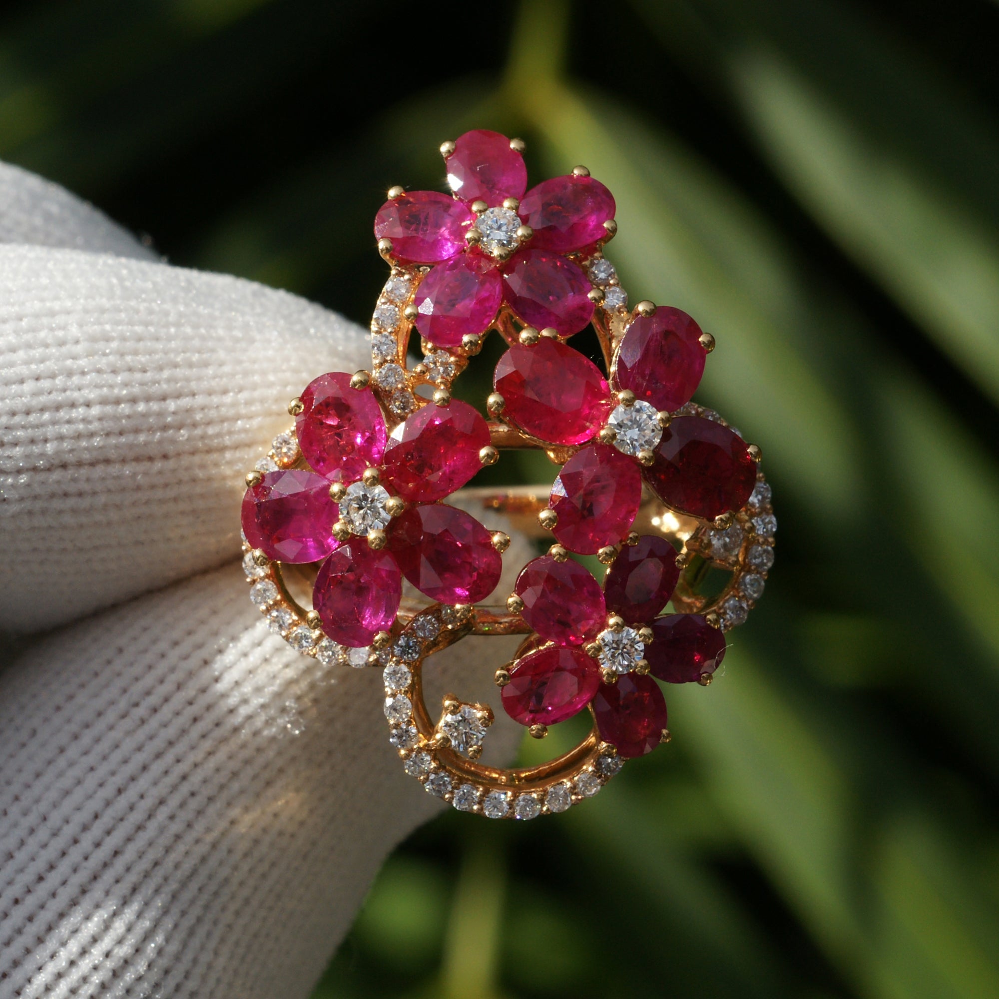 The Rosalie Ruby Ring (7.75 ct. tw.)