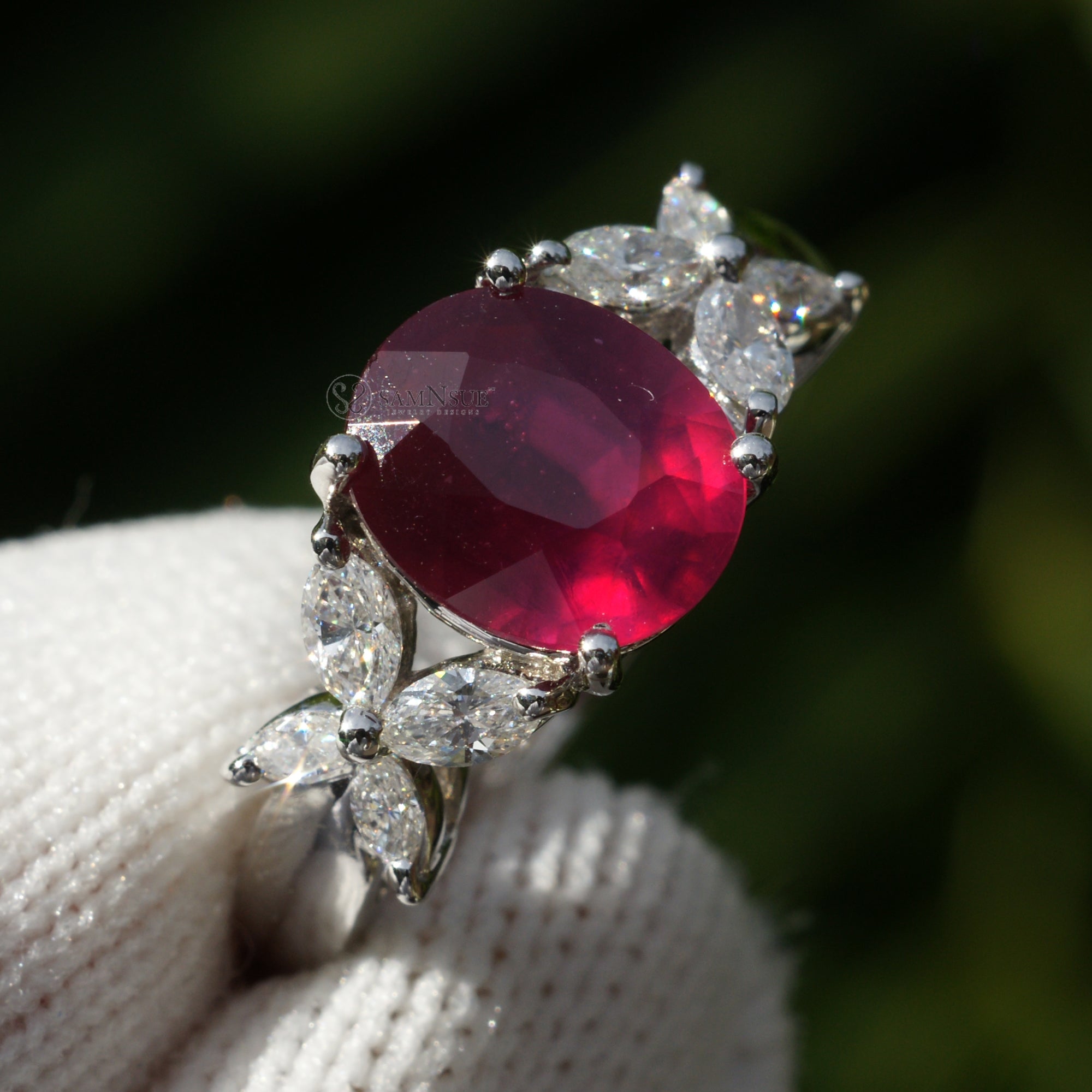 The Meryl Oval Ruby (3.10ct tw*)