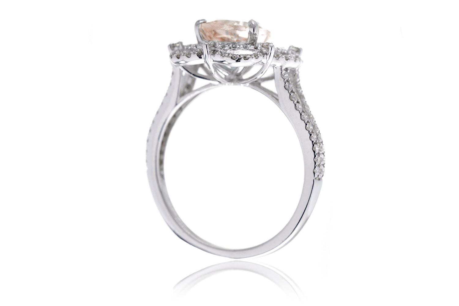 The Anastasia Pear Morganite Ring