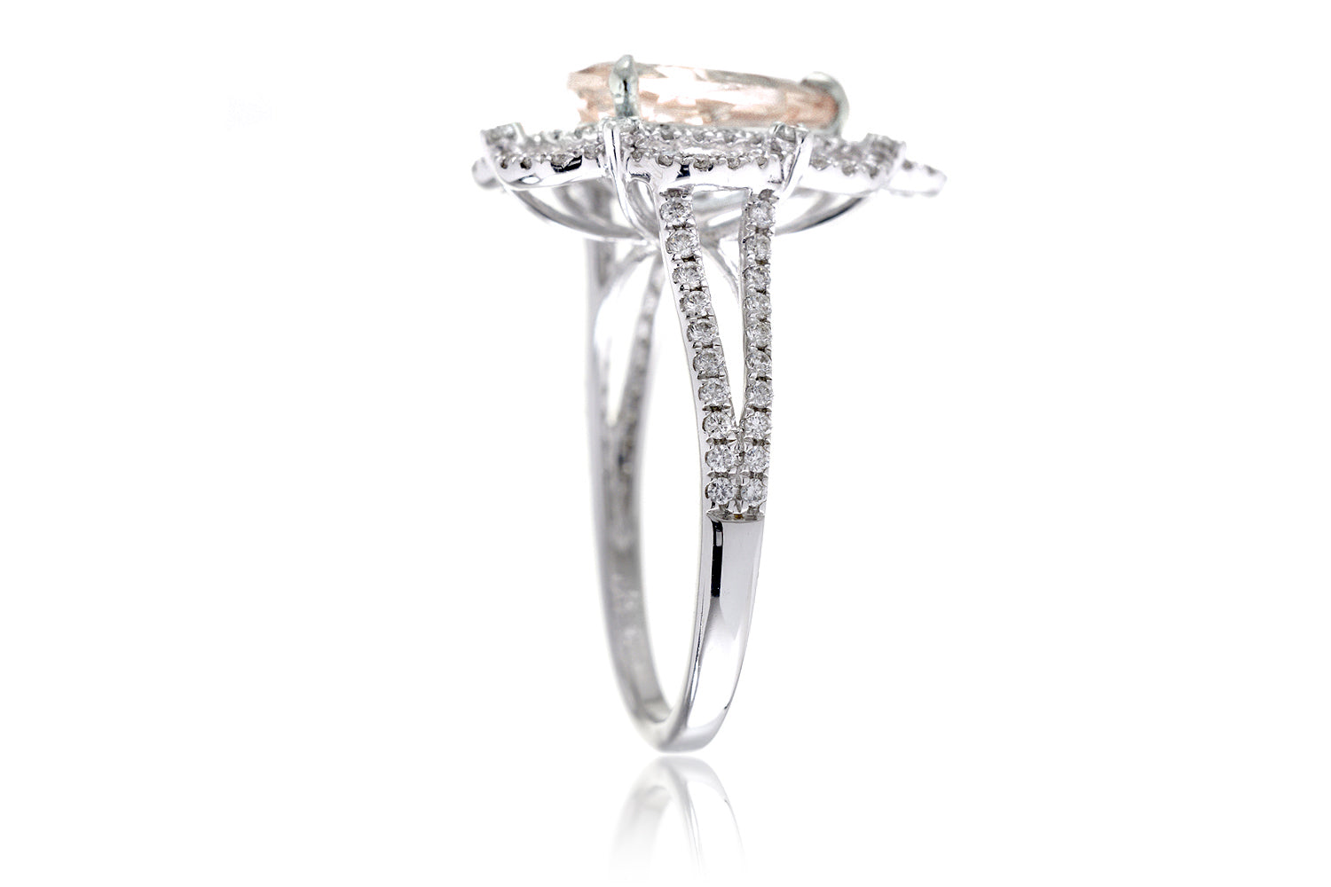 The Anastasia Pear Morganite Ring