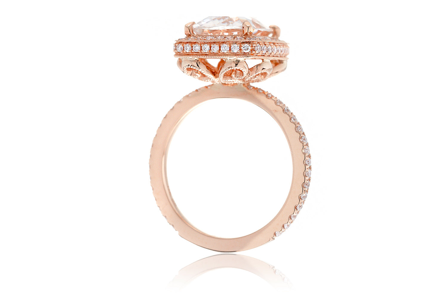The Camila Cushion Cut Moissanite Ring