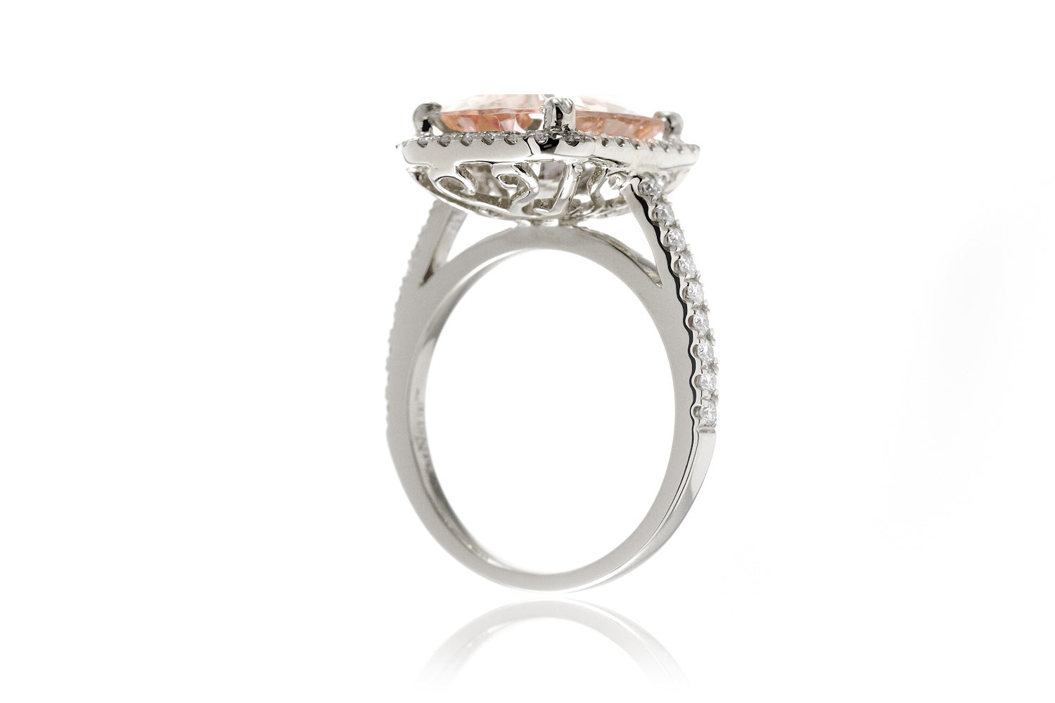 The Signature Cushion Morganite Ring