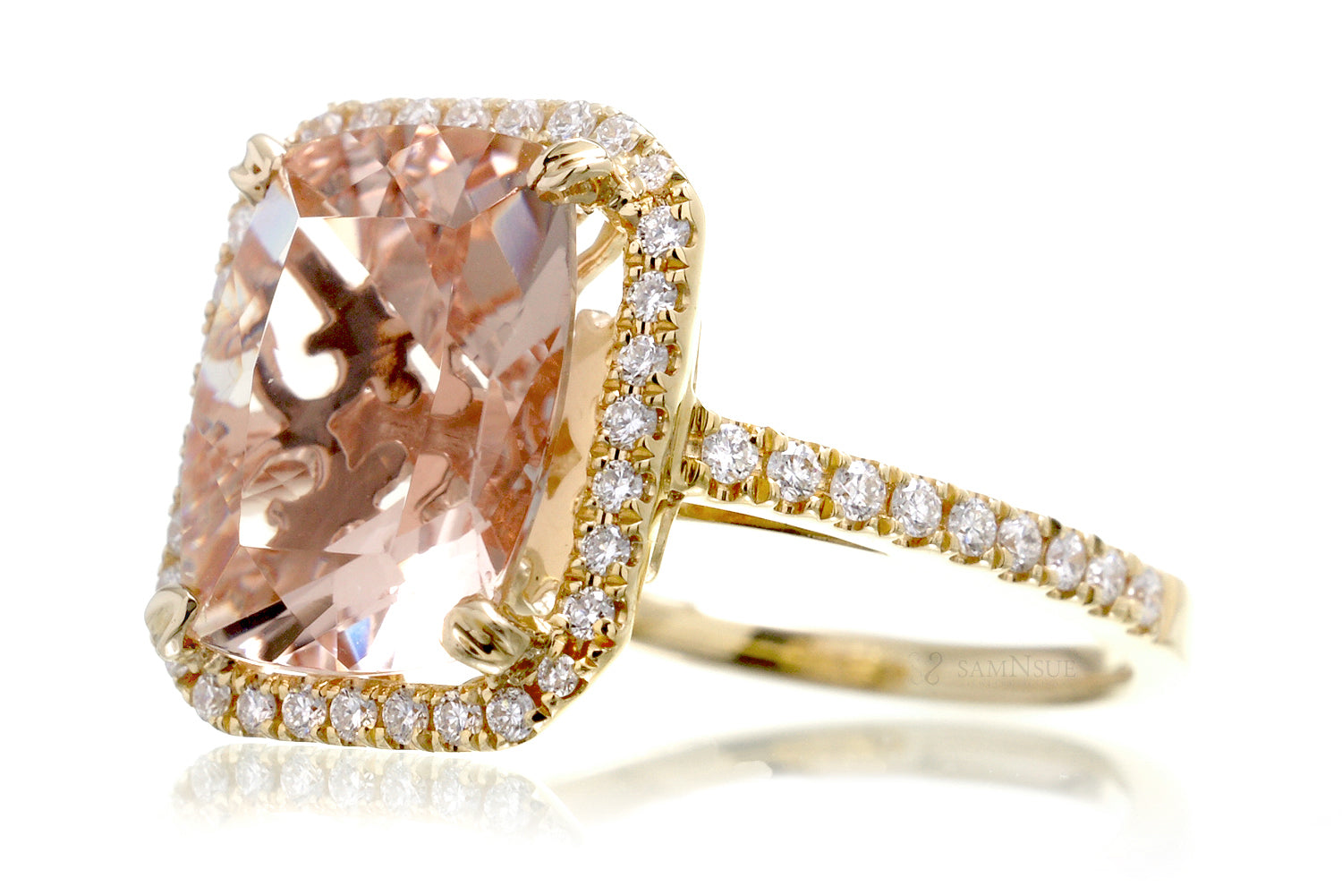 The Signature Cushion Morganite