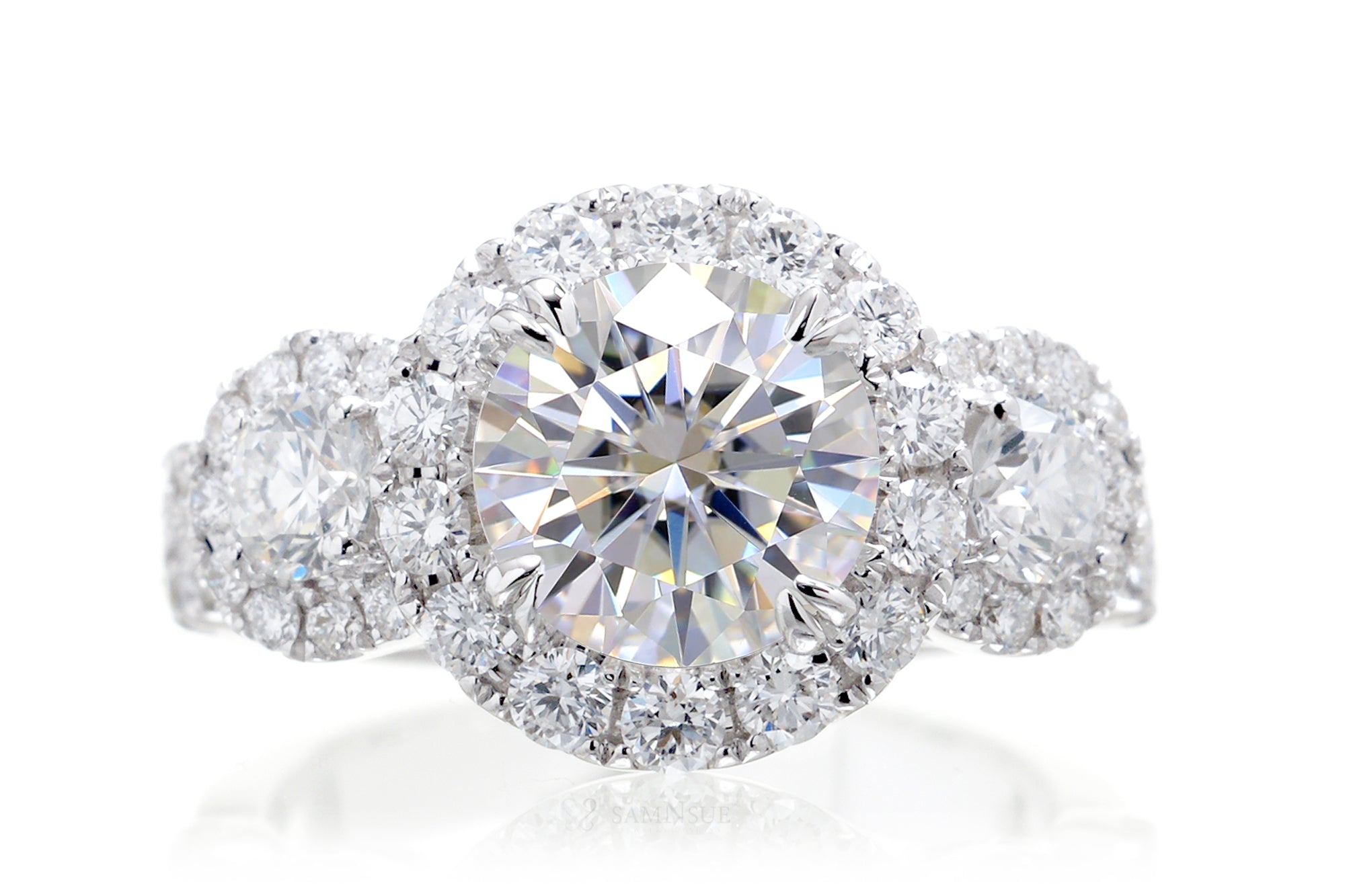 The Margaret Round Moissanite