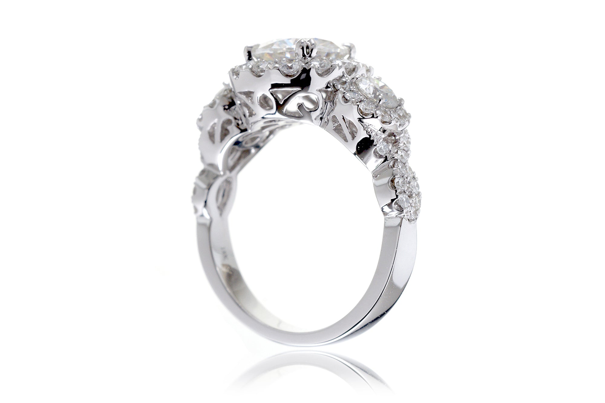 The Margaret Round Moissanite