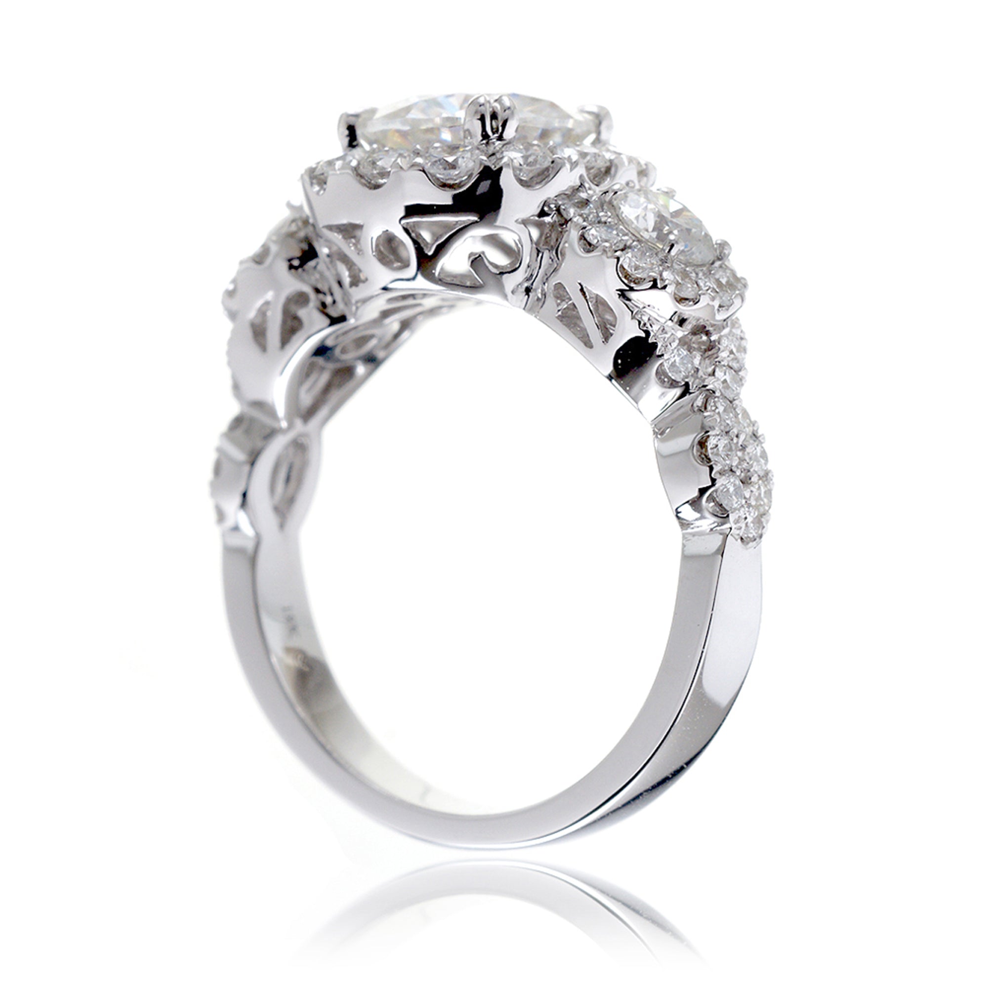 The Margaret Round Moissanite