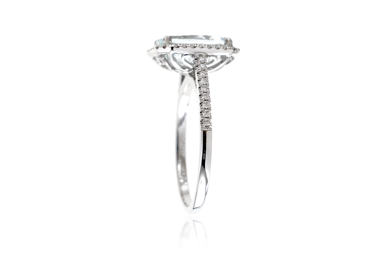 The Signature Emerald Cut Moissanite Ring