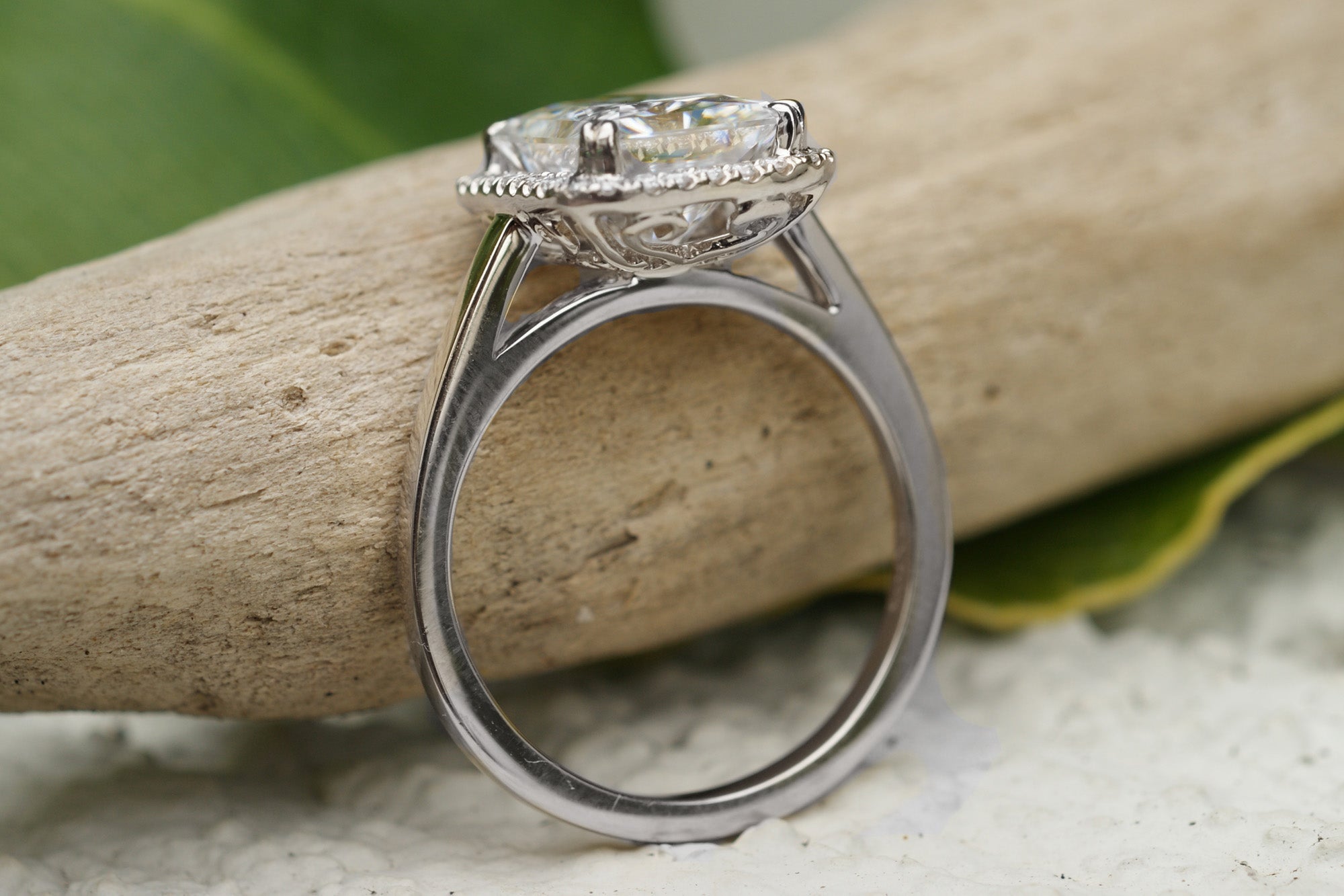 The Signature Radiant Moissanite Ring