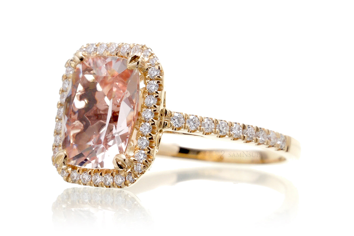 The Signature Cushion Morganite