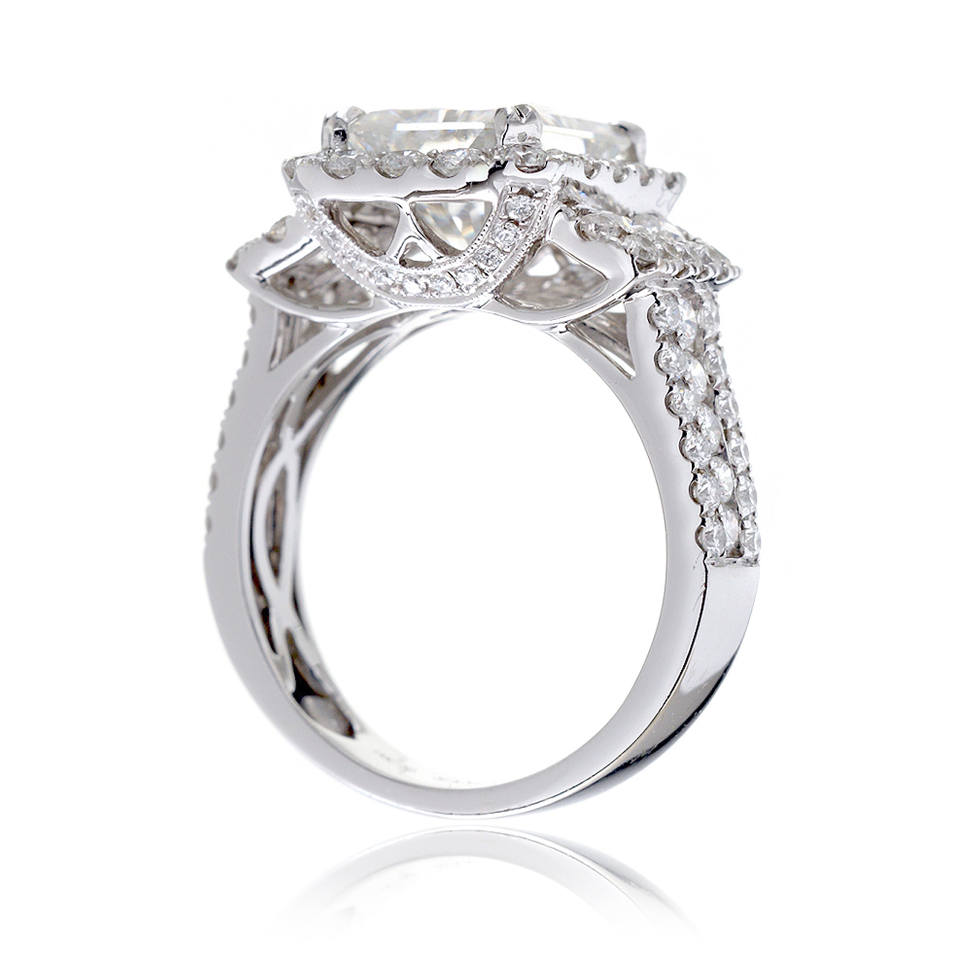 The Sydney Radiant Moissanite Ring