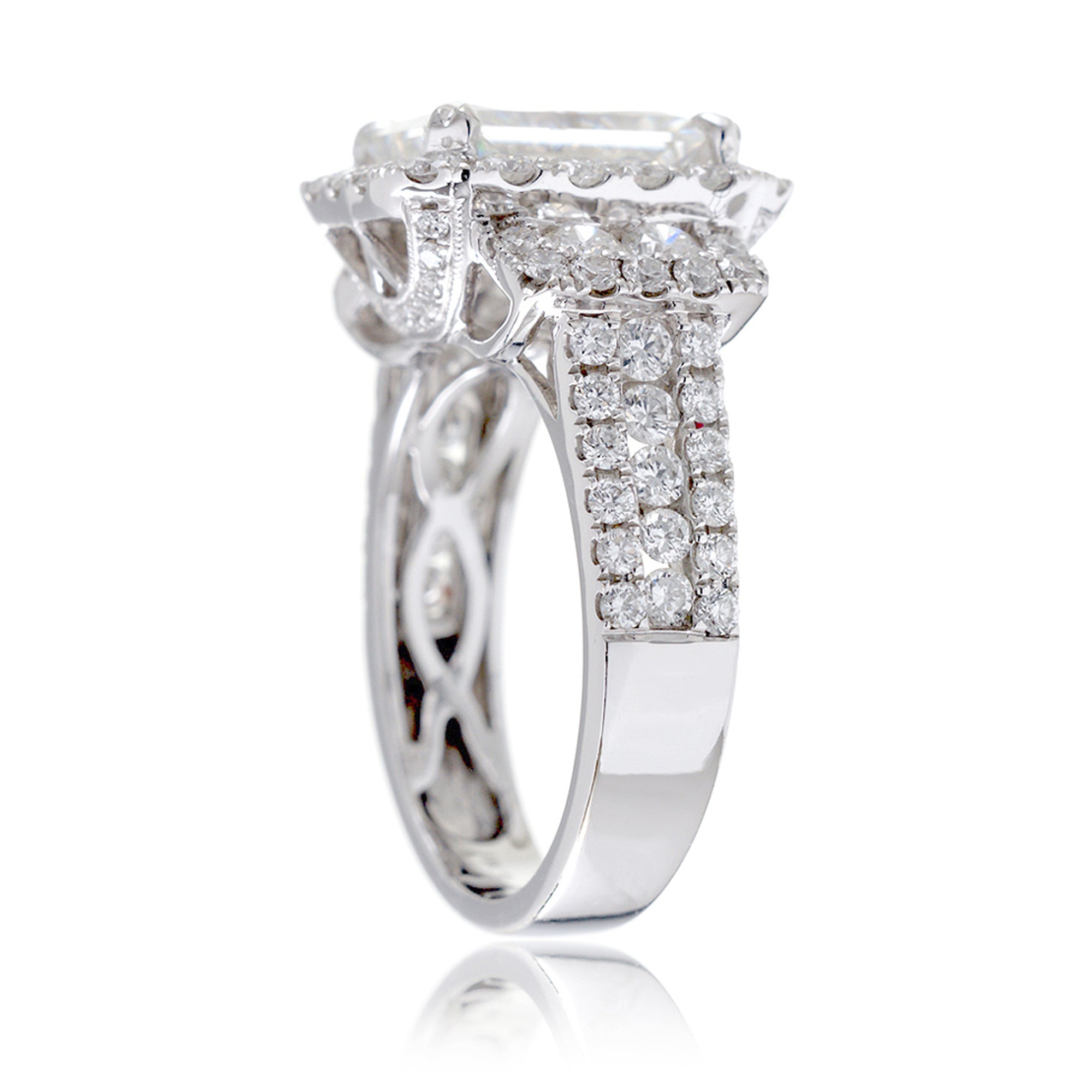 The Sydney Radiant Moissanite Ring