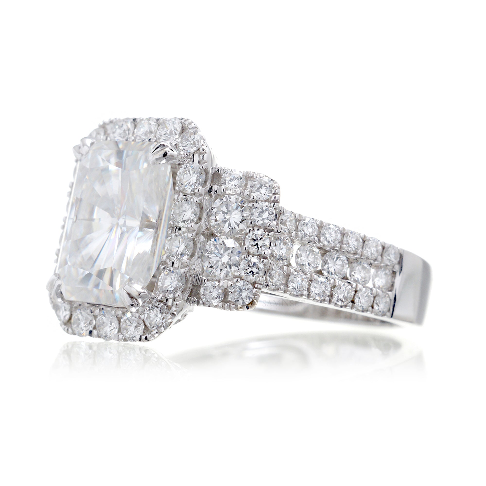 The Sydney Radiant Moissanite Ring