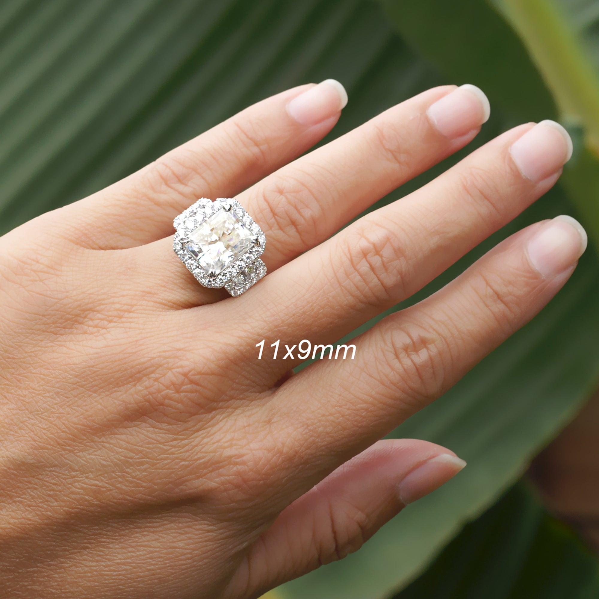 The Sydney Radiant Moissanite Ring