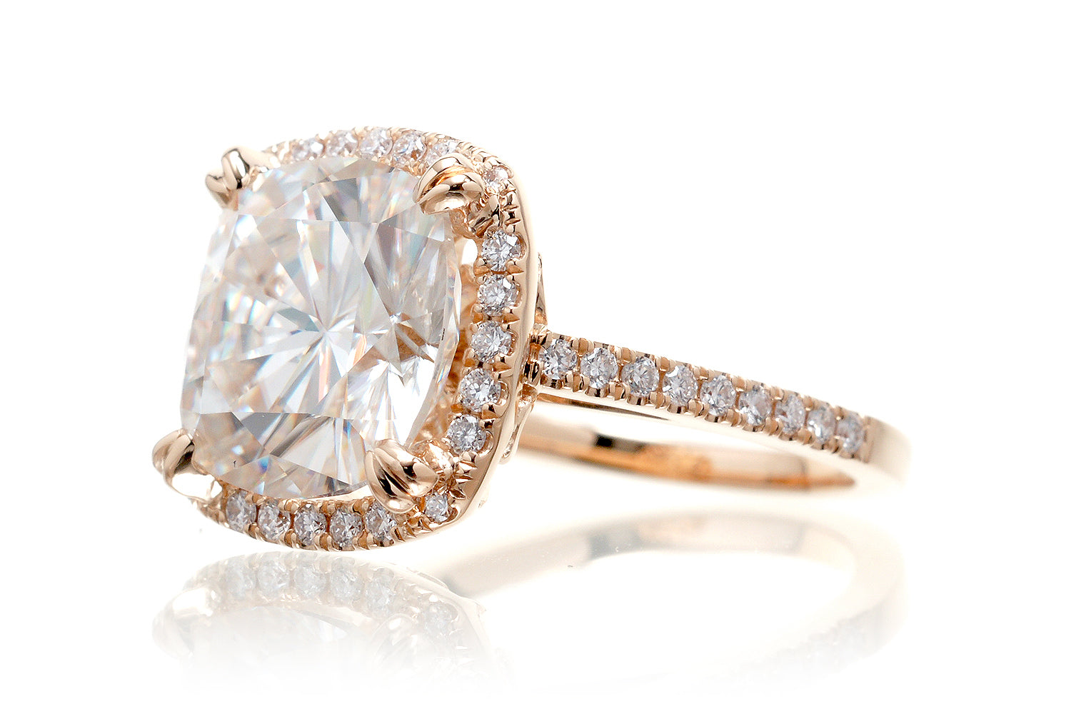 The Signature Cushion Moissanite