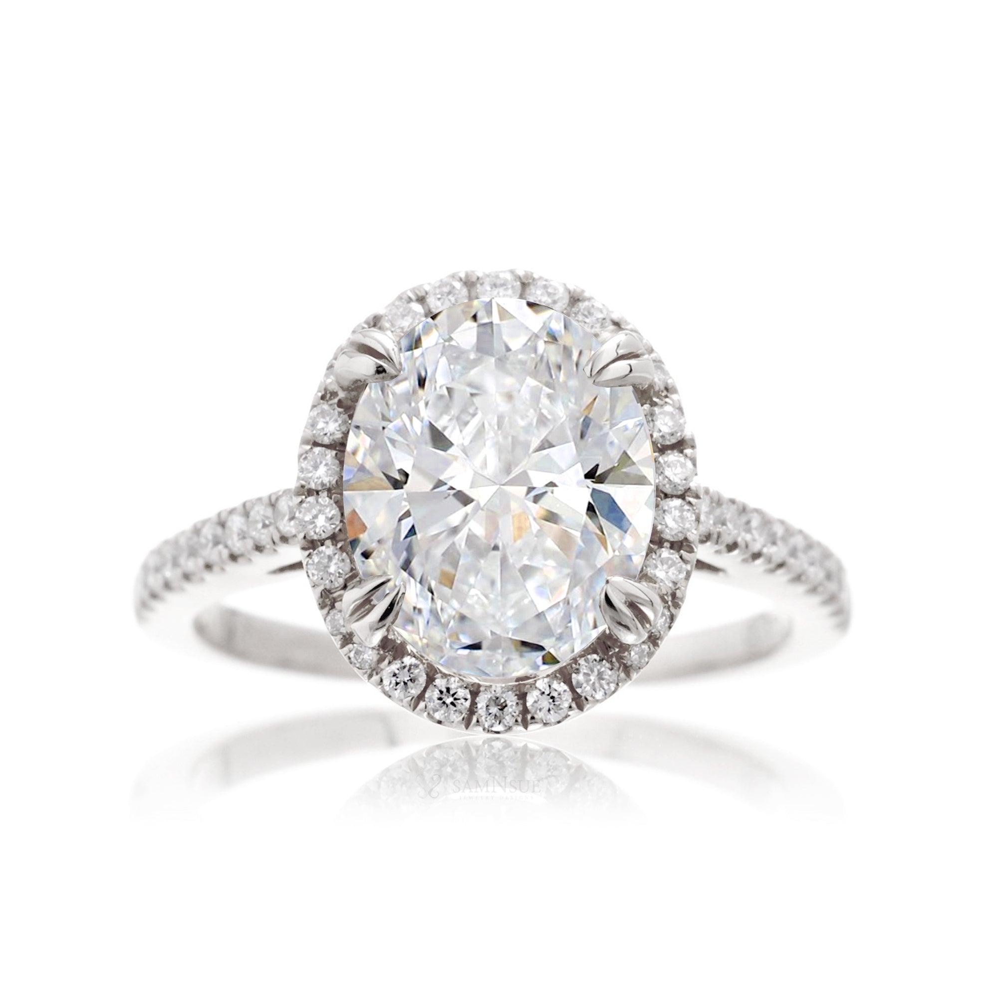 The Signature Oval Diamond Ring