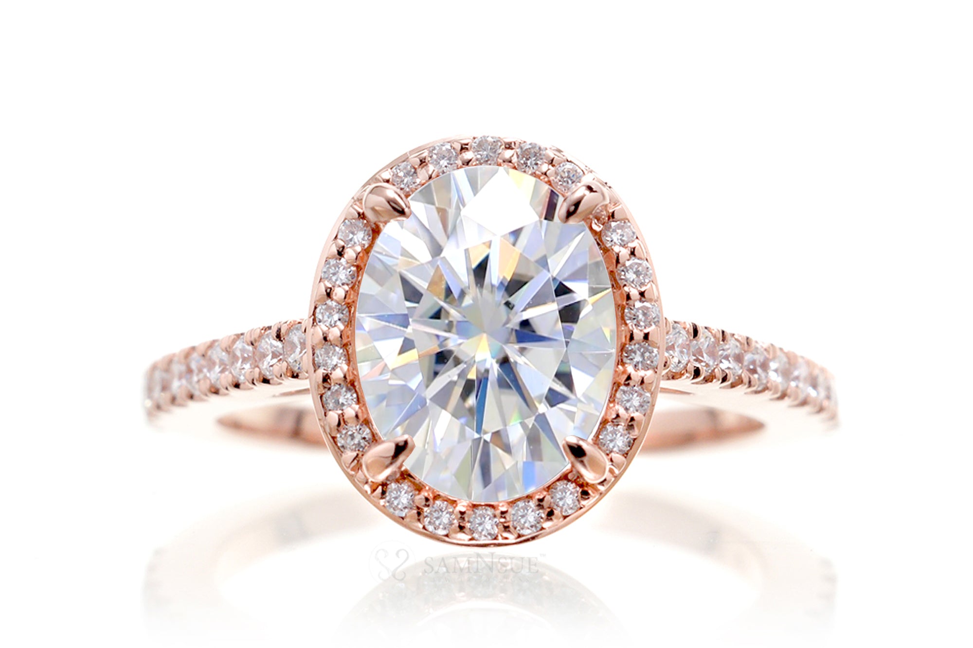 The Steffy Oval Moissanite