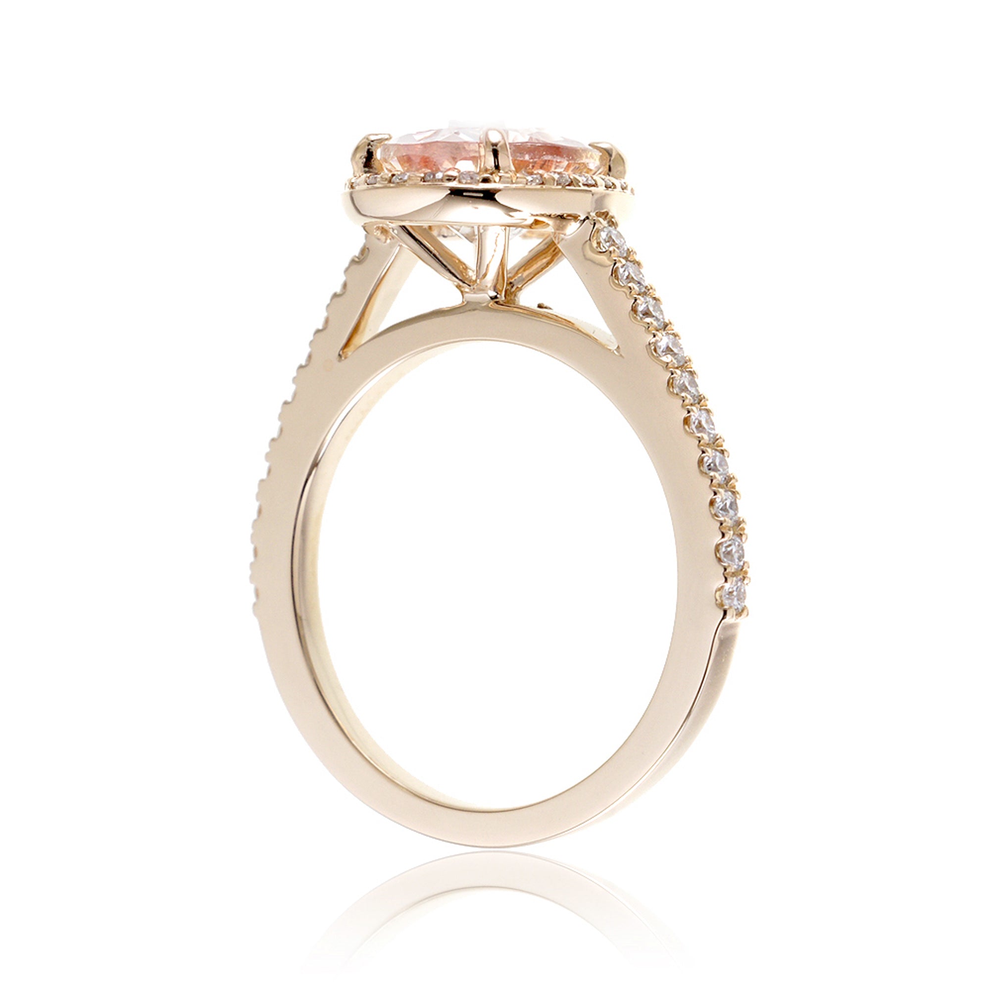 The Steffy Oval Cut Moissanite Ring
