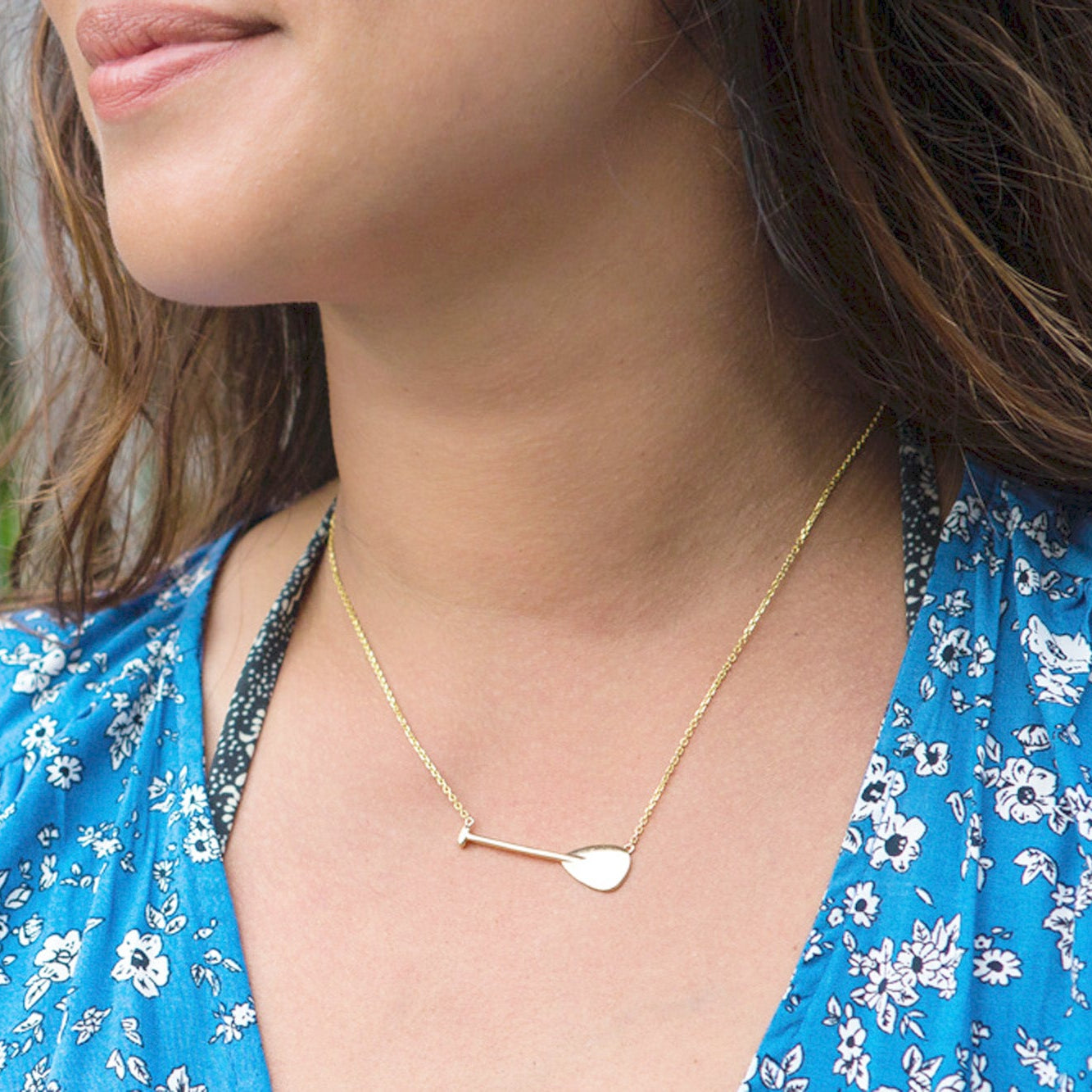 The Outrigger Paddle Necklace (Large)