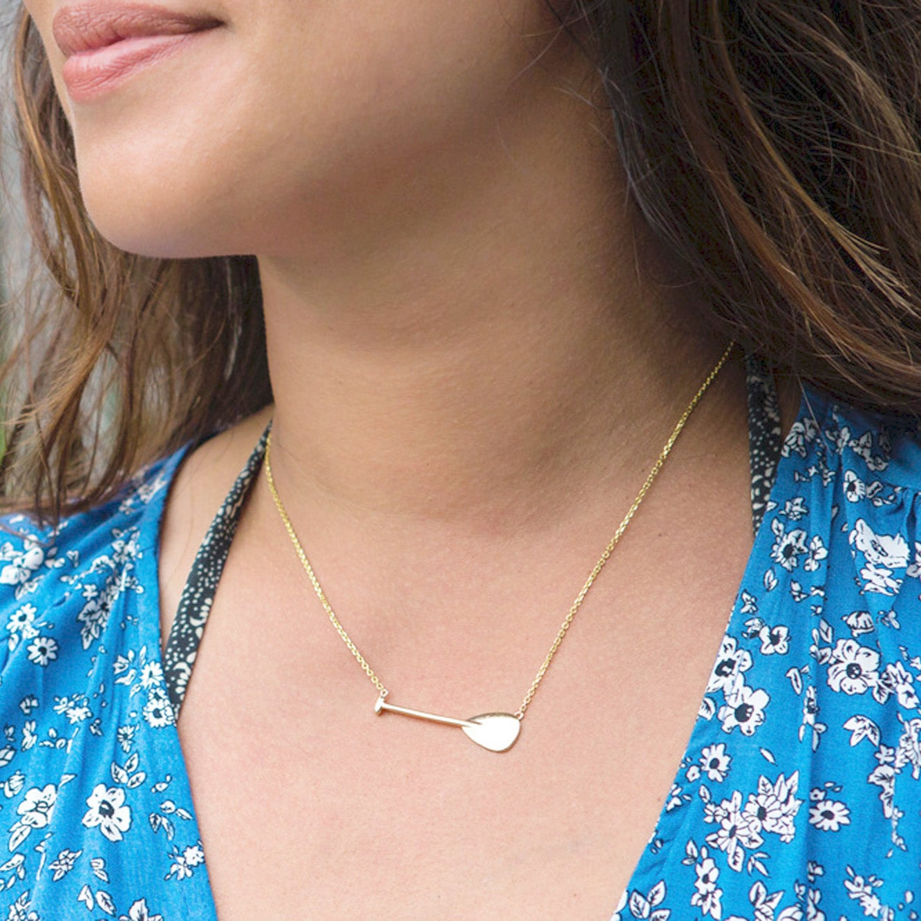 The Outrigger Paddle Necklace (Large)