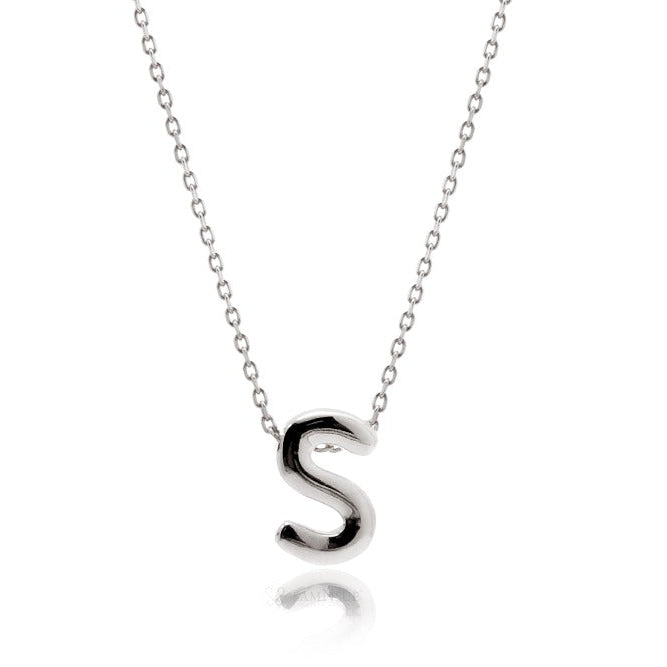 Tiny Initial Charm Pendant